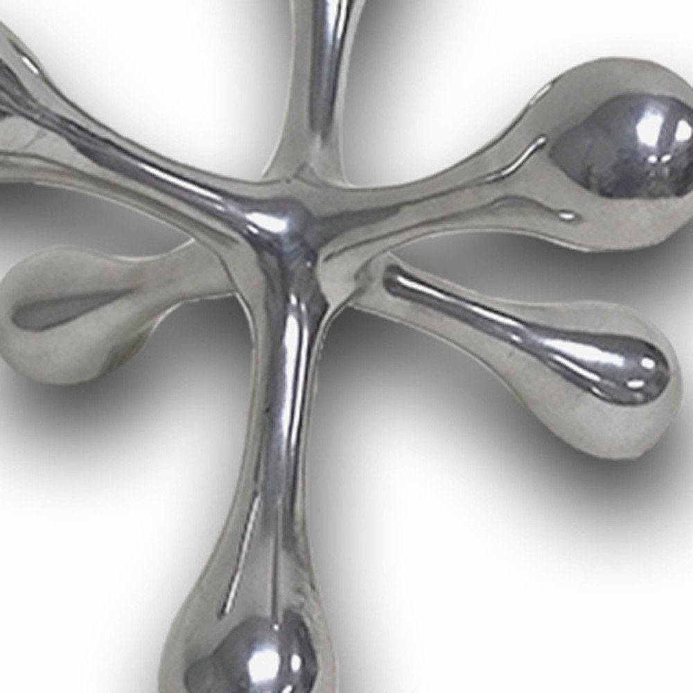 7" Silver Buffed Aluminum Decorative Jack