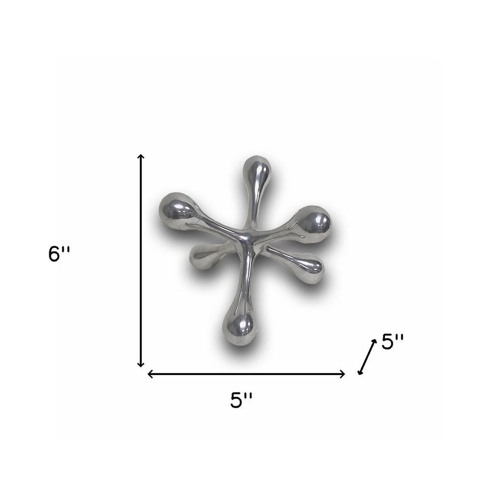 7" Silver Buffed Aluminum Decorative Jack