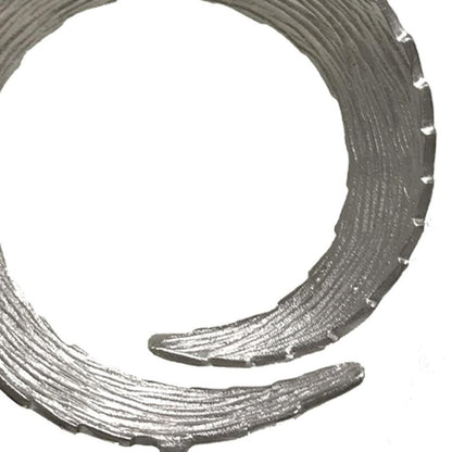 17" Black and Silver Marble and Aluminum Tabletop Sculpture