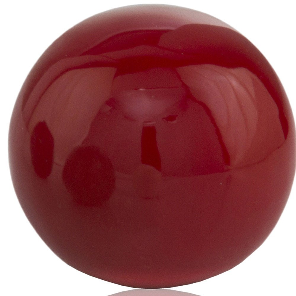 3" White Aluminum Decorative Orb Tabletop Sculpture