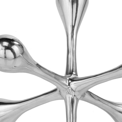 12" Silver Finish Extra Large Decorative Jack