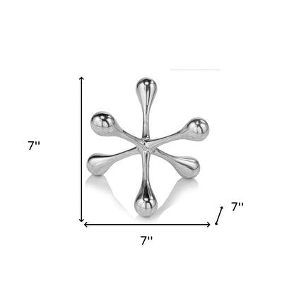 5" Silver Finish Decorative Jack