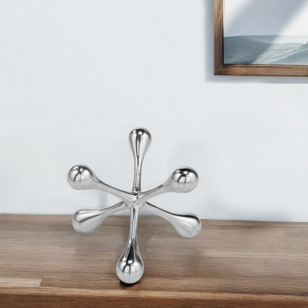 5" Silver Finish Decorative Jack