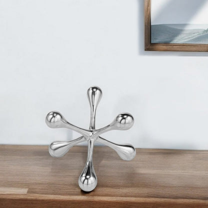 5" Silver Finish Decorative Jack