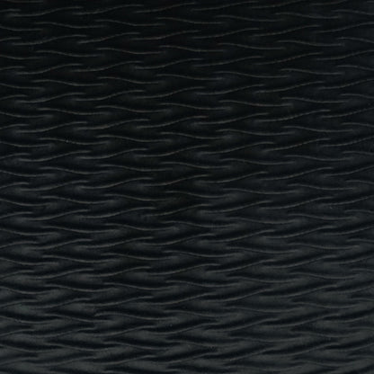 D.V. KAP HOME   24" x 24" Sophia Pillow - Black Solid, Textured, Transitional    - 3549-B-2424