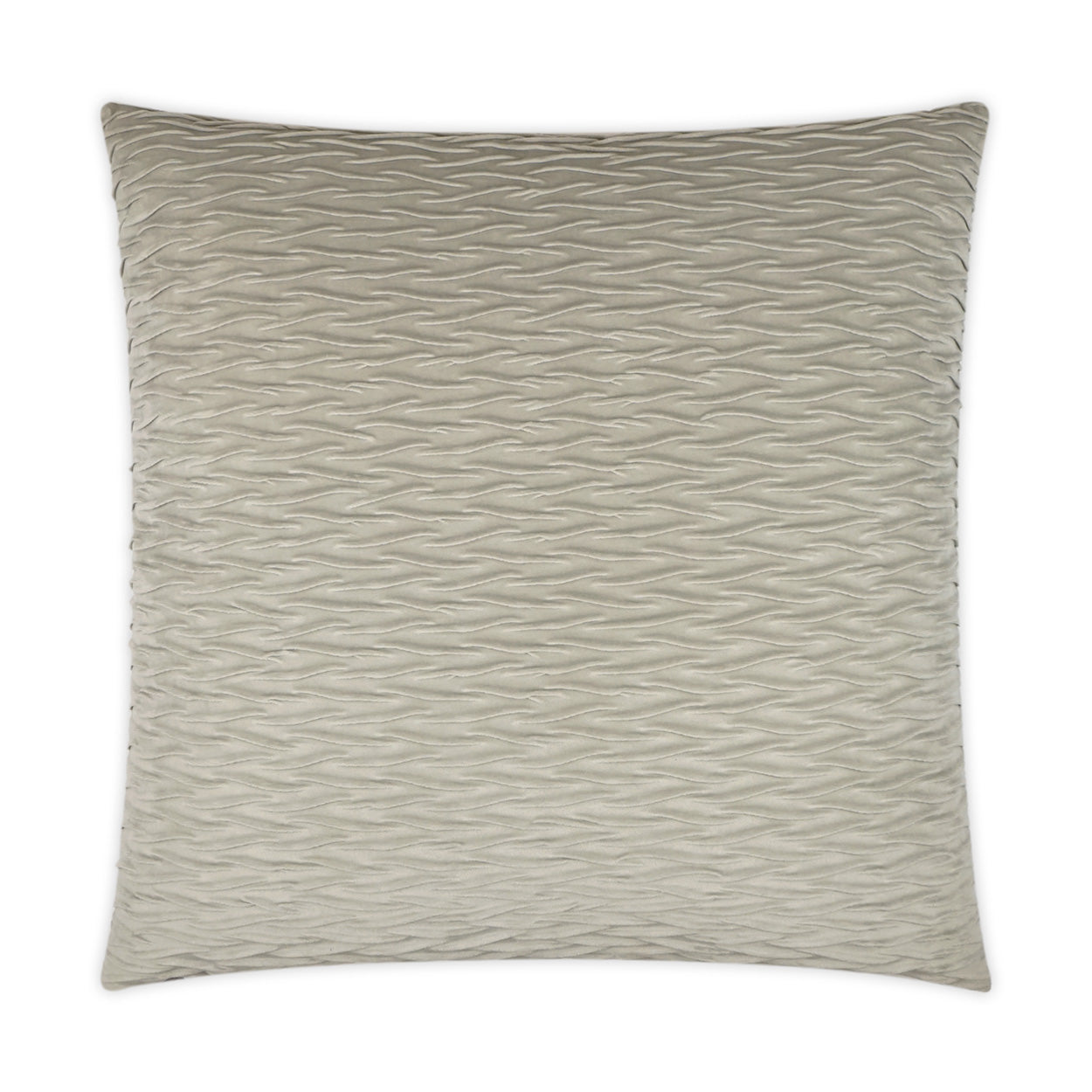 D.V. KAP HOME   24" x 24" Sophia Pillow - Fawn Solid, Textured, Transitional    - 3549-F-2424