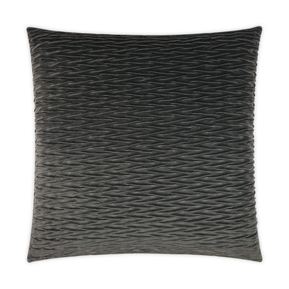 D.V. KAP HOME   24" x 24" Sophia Pillow - Steel Solid, Textured, Transitional    - 3549-S-2424