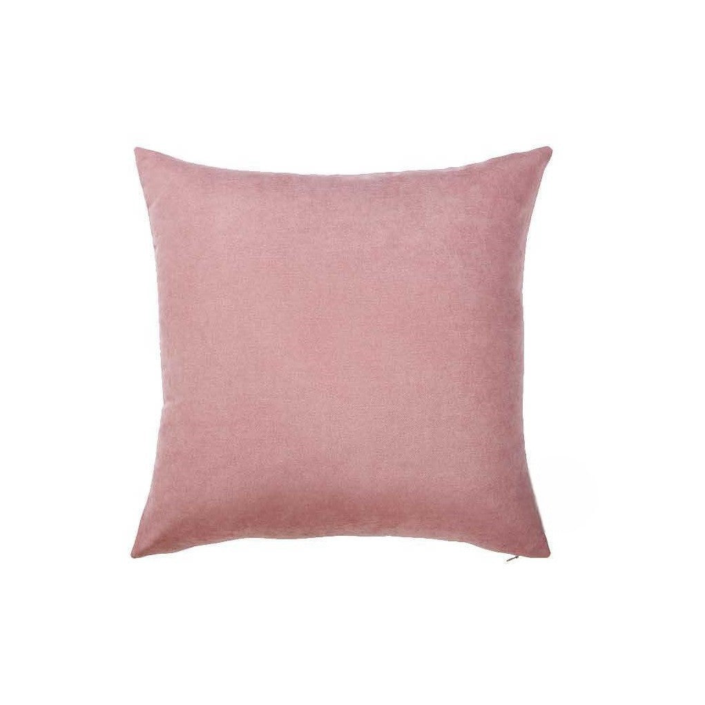 Set Of 2 Light Pink Brushed Twill Decorative Throw Pillow Covers