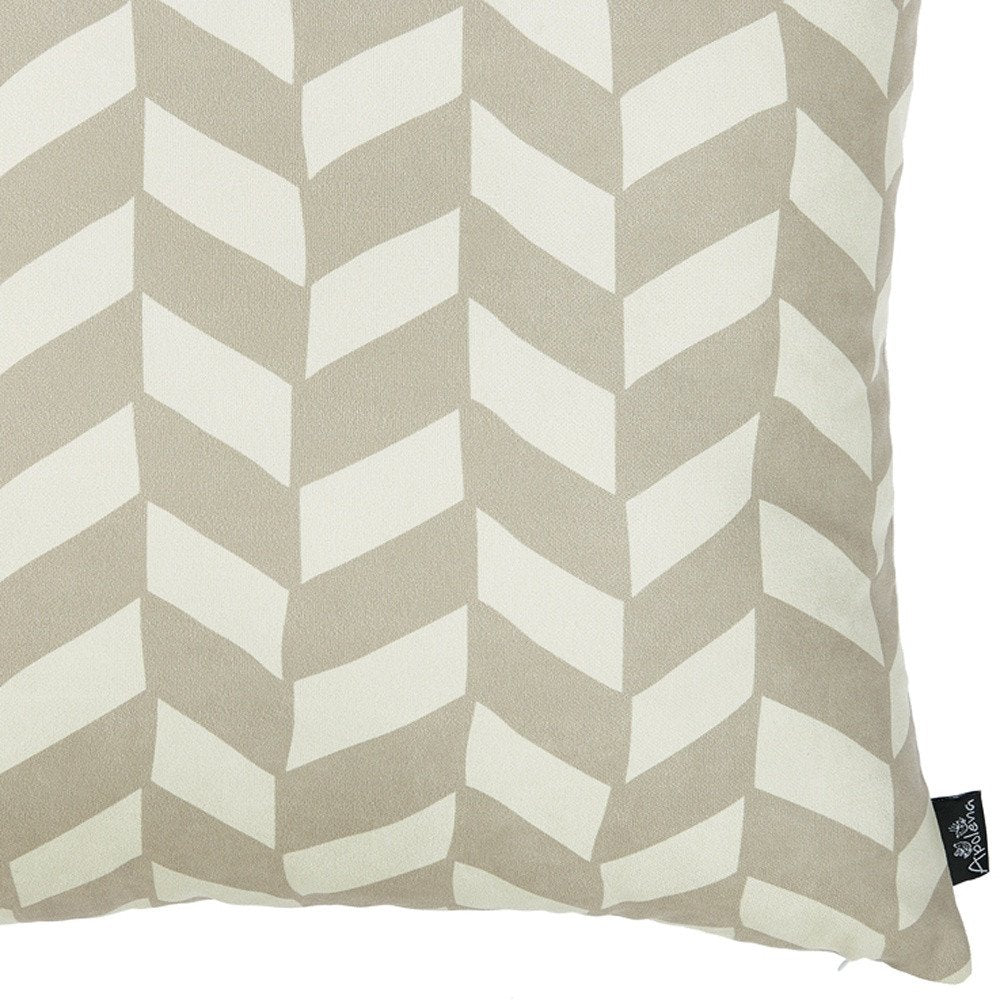 18"X18"Gray Olive Towers Decorative Throw Pillow Cover Printed