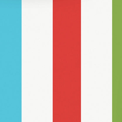 18" Blue and White Striped Throw Pillow Cover