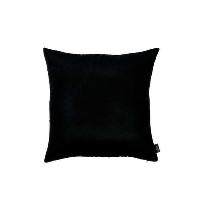 Set of Two 20" Black Throw Pillow Covers