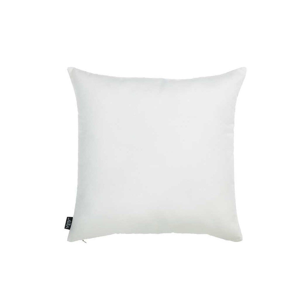 Set Of 2 White Brushed Twill Decorative Throw Pillow Covers