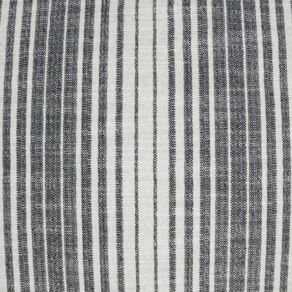 D.V. KAP HOME   24" x 24" Summerville Pillow - Charcoal Stripes, Transitional    - 3555-C-2424