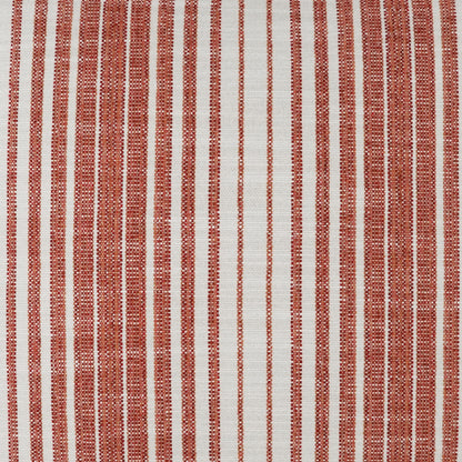 D.V. KAP HOME   24" x 24" Summerville Pillow - Red Stripes, Transitional    - 3555-R-2424