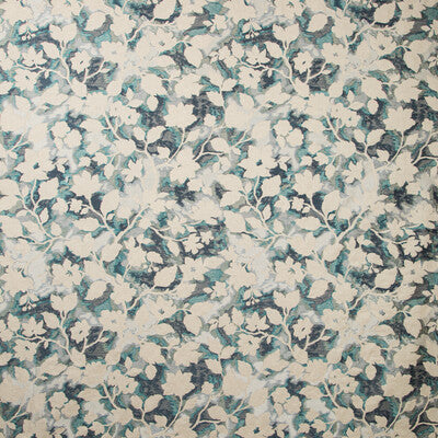 KRAVET COUTURE EMBROIDERY BOTANICAL & FLORAL NEUTRAL,BLUE,TEAL   - 35554.35.0