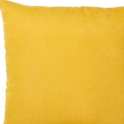 Set of Two 20" Yellow Throw Pillow Covers