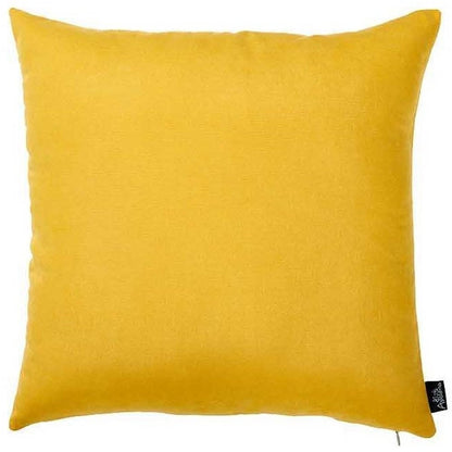 Set of Two 20" Yellow Throw Pillow Covers