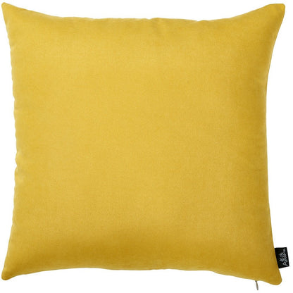 Set of Two 18" Yellow Throw Pillow Covers