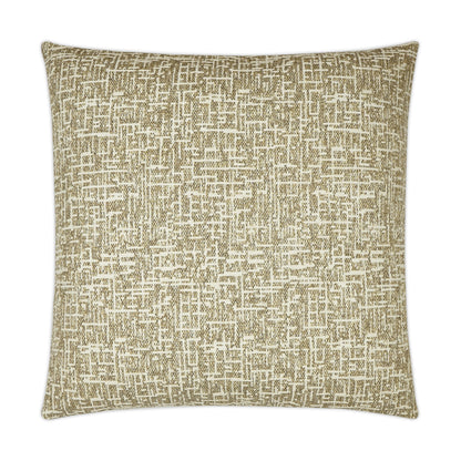 D.V. KAP HOME   24" x 24" Montecito Pillow - Flax Abstract, Modern    - 3557-F-2424
