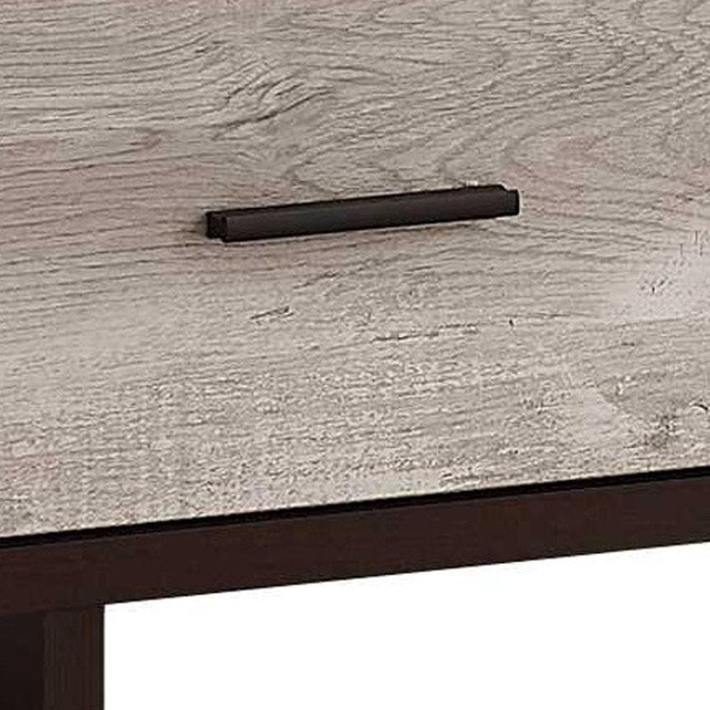 47" Wood Brown Cabinet Enclosed Storage TV Stand