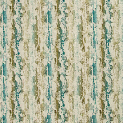 KRAVET DESIGN  MODERN IVORY,TEAL,OLIVE GREEN   - 35584.135.0