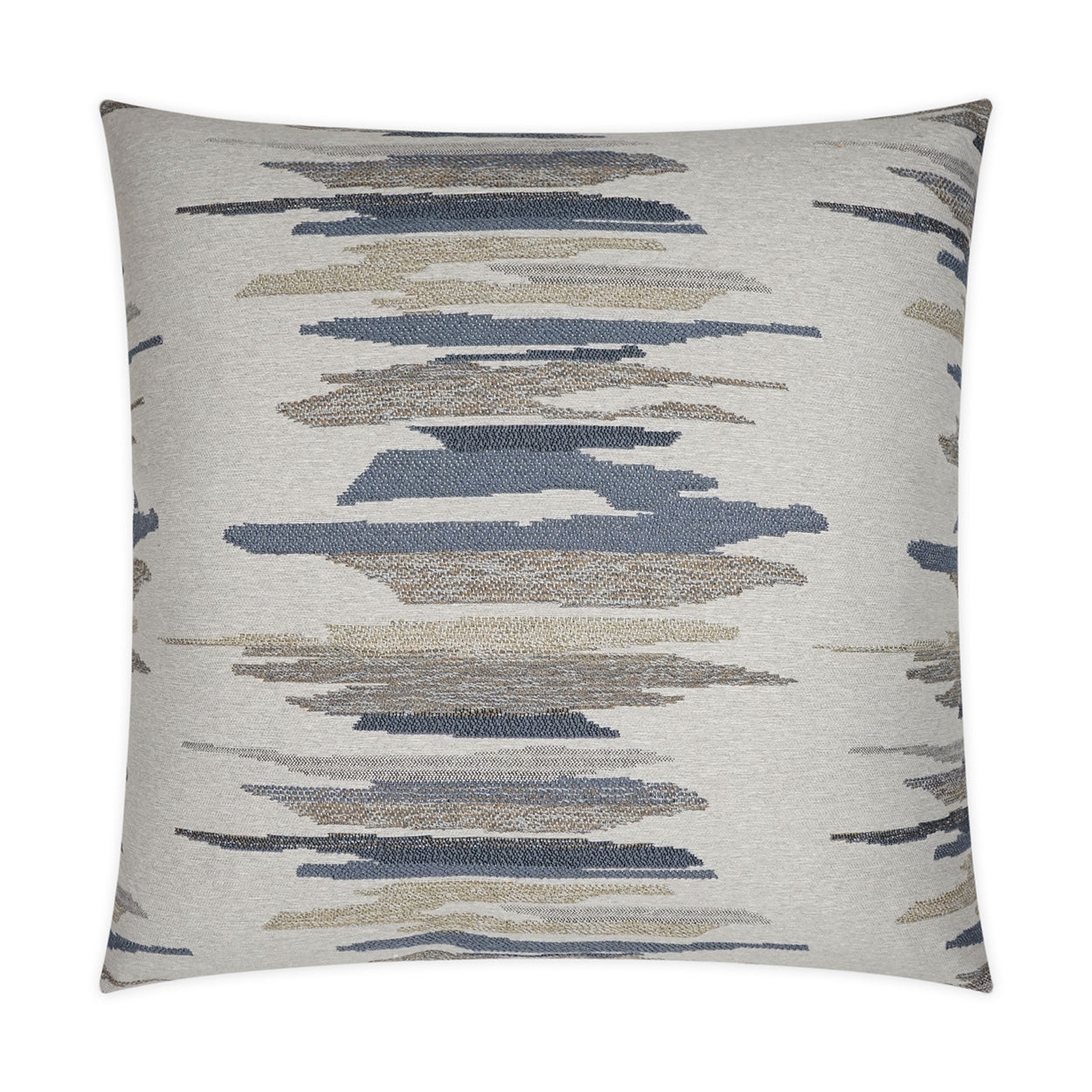 D.V. KAP HOME   24" x 24" Chadsford Pillow - Blue Western Chic, Abstract    - 3559-B-2424
