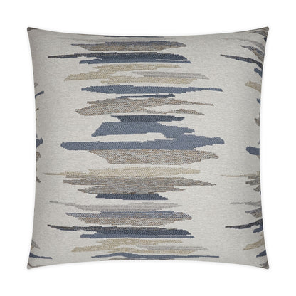 D.V. KAP HOME   24" x 24" Chadsford Pillow - Blue Western Chic, Abstract    - 3559-B-2424