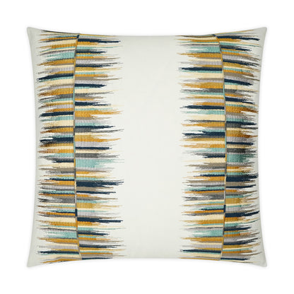 D.V. KAP HOME   24" x 24" Fun Fair Pillow - Agate Embroidery, Abstract, Modern    - 3562-A-2424