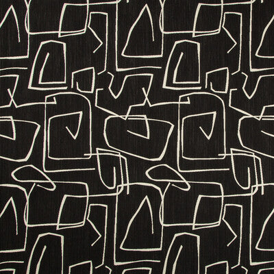 KRAVET DESIGN  GEOMETRIC BLACK,WHITE,   - 35646.81.0