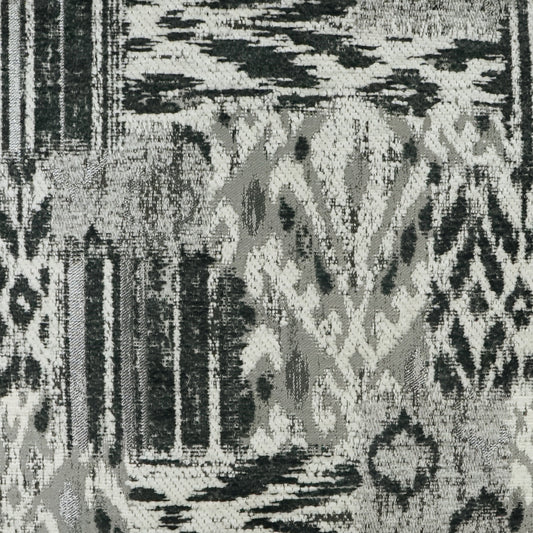D.V. KAP HOME 3565-Z-YARD Manfri Fabric - Zinc Global  Grey   - Manfri