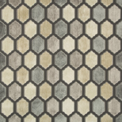 KRAVET DESIGN VELVET SMALL SCALE GREY,SLATE,   - 35660.11.0