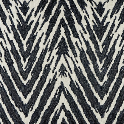 D.V. KAP HOME   24" x 24" Zena Pillow - Coal Global, Animal    - 3567-C-2424