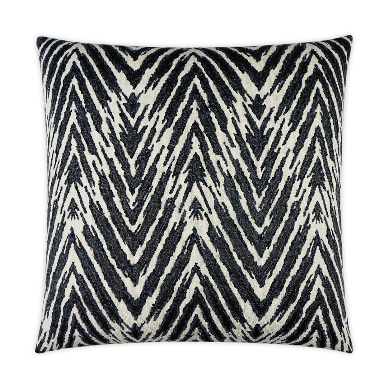 D.V. KAP HOME   24" x 24" Zena Pillow - Coal Global, Animal    - 3567-C-2424