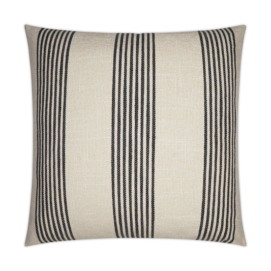 D.V. KAP HOME   24" x 24" Newport Pillow - Linen Traditional, Stripes, Farmhouse, Nautical    - 3570-L-2424