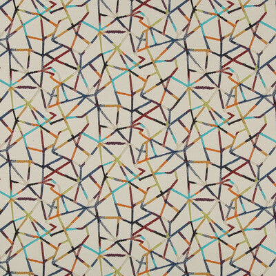 KRAVET DESIGN  GEOMETRIC BEIGE,BLUE,ORANGE   - 35712.512.0