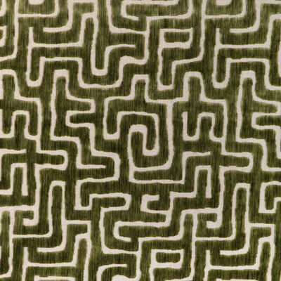 KRAVET DESIGN VELVET TEXTURE GREEN,,GREEN   - 35721.3.0