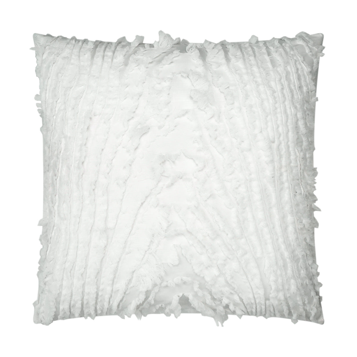 D.V. KAP HOME   24" x 24" Stratus Pillow Textured, Glam, Modern    - 3574-2424
