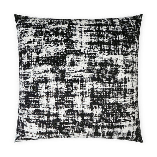 D.V. KAP HOME   24" x 24" Dante Pillow - Black Modern, Abstract    - 3579-B-2424