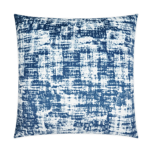 D.V. KAP HOME   24" x 24" Dante Pillow - Navy Modern, Abstract    - 3579-N-2424
