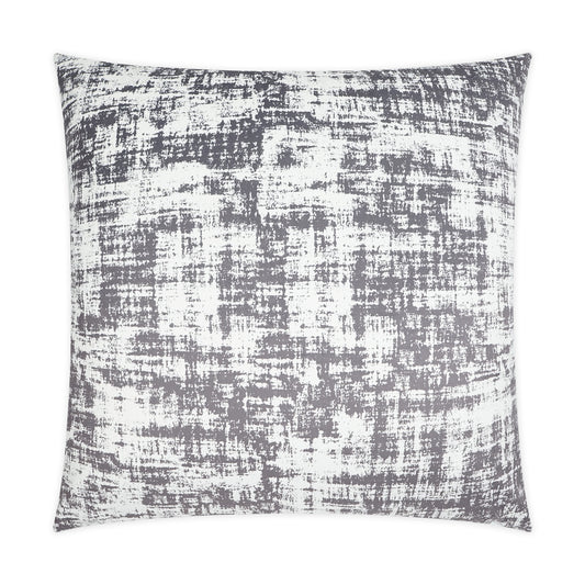 D.V. KAP HOME   24" x 24" Dante Pillow - Pewter Modern, Abstract    - 3579-P-2424