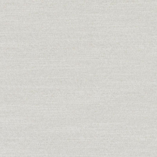 Close-up of light beige oatmeal linen-textured upholstery fabric weave.