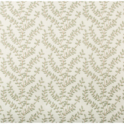 KRAVET BASICS EMBROIDERY BOTANICAL & FLORAL WHITE,GREEN,BEIGE   - 35792.13.0