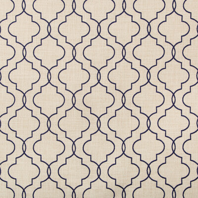 KRAVET BASICS EMBROIDERY GEOMETRIC BEIGE,INDIGO,   - 35794.516.0