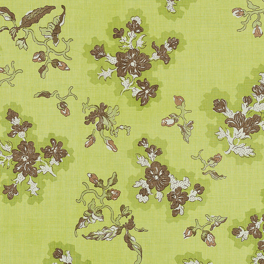SCHUMACHER  RAOUL TEXTILES VIOLA PRINTS PRINTS CELERY   - 357V74