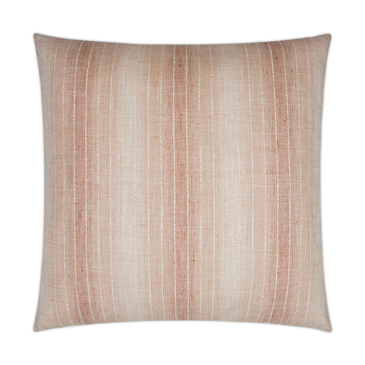 D.V. KAP HOME   24" x 24" Brentwood Pillow - Blush Stripes, Traditional    - 3580-B-2424