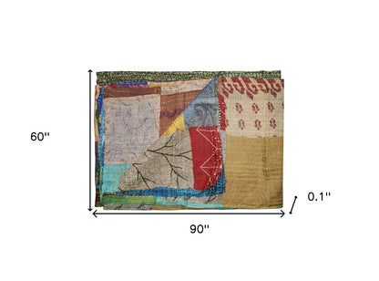 60" X 90" Silk Multicolor Throws
