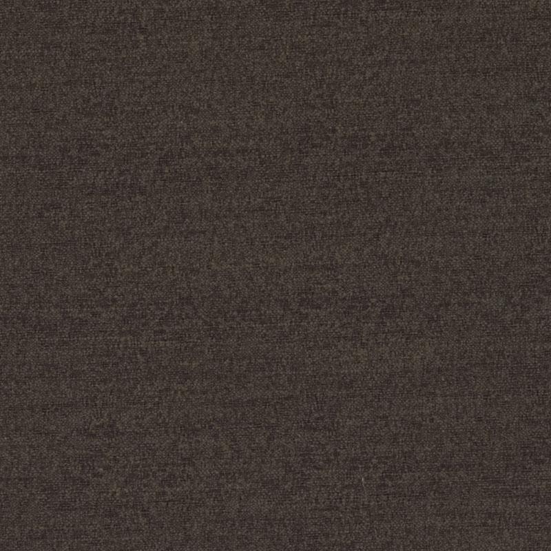 Dark brown heathered upholstery fabric swatch with subtle texture