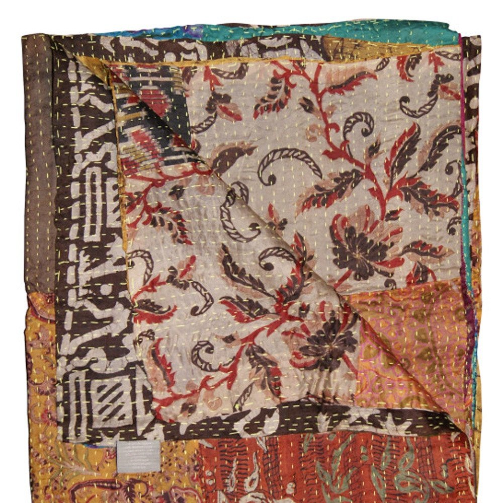 50" X 70" Silk Multicolor Throws