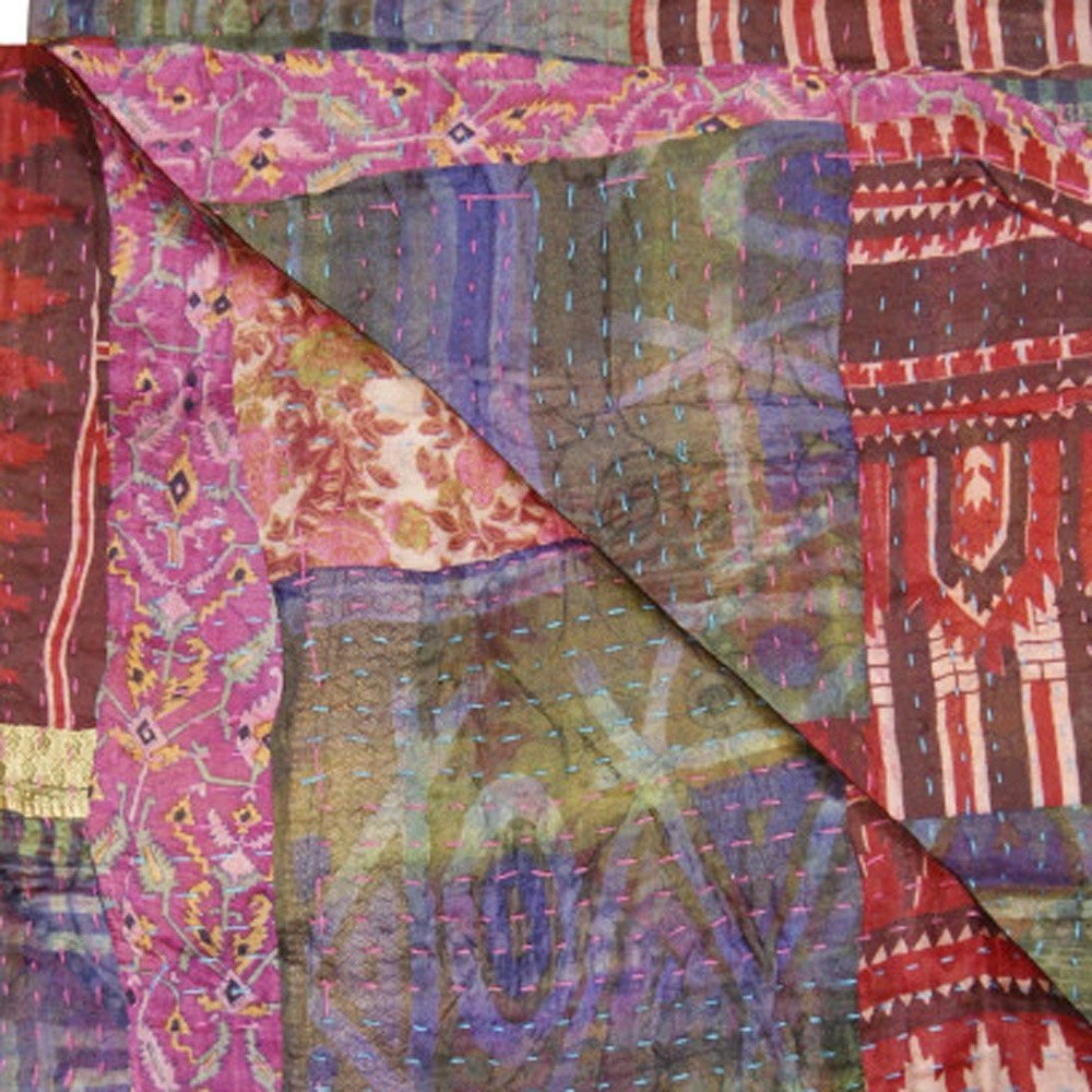 50" X 70" Silk Multicolor Throws