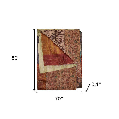 50" X 70" Silk Multicolor Throws